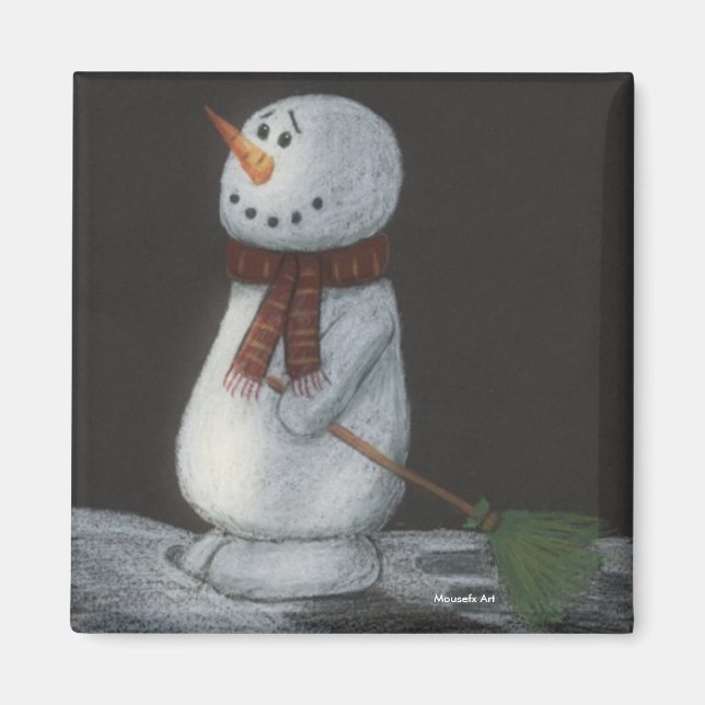 Schneemann-Magnet Magnet (Vorne)