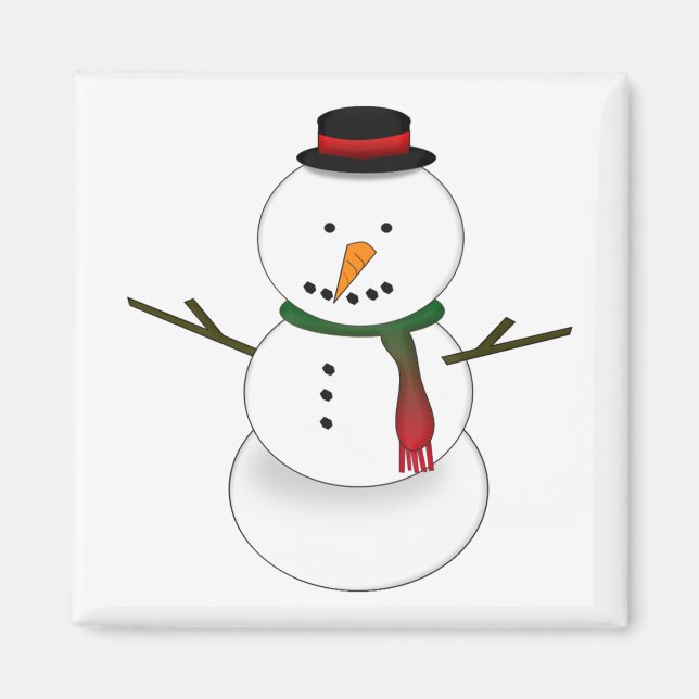 Schneemann-Magnet Magnet (Vorne)