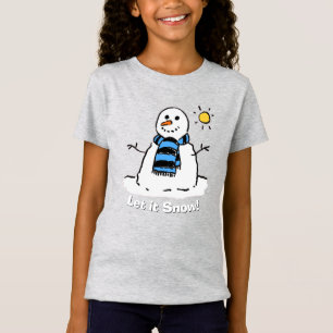 Schneemann mit Botschaft! T-Shirt