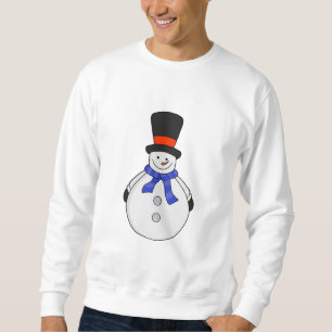 Schneemann mit Tophut Sweatshirt
