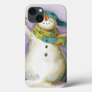 Schneemann mit Winter-Handschuhen Case-Mate iPhone Hülle