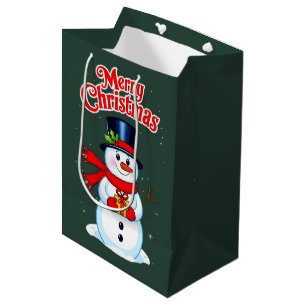 Schneemann Mittlere Geschenktüte
