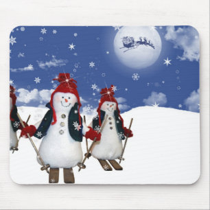 Schneemann Mousepad