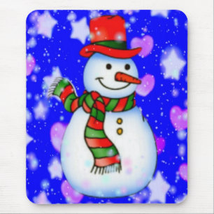 Schneemann Mousepad