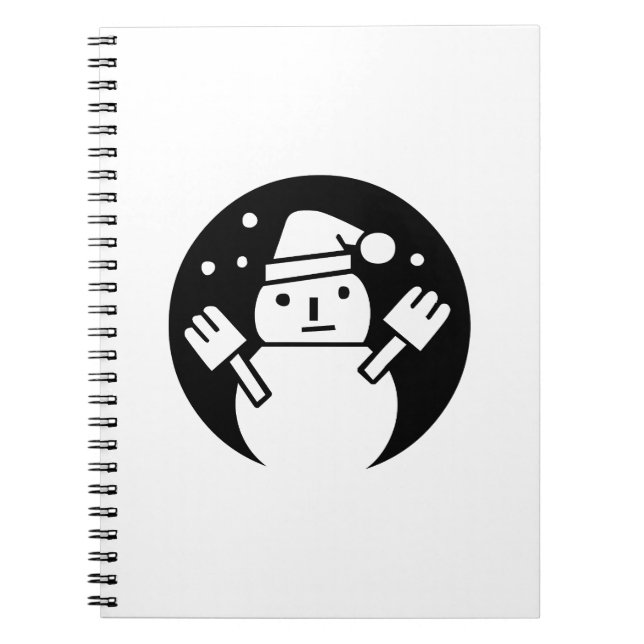 Schneemann Notizblock (Vorderseite)