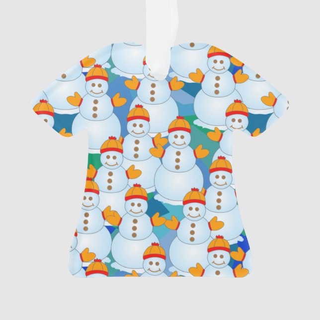 Schneemann Ornament (Vorderseite)