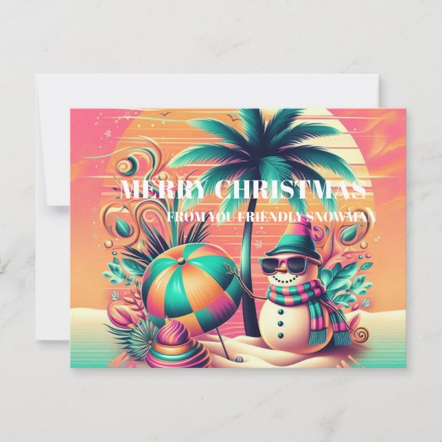 SCHNEEMANN POSTKARTE (Vorderseite)