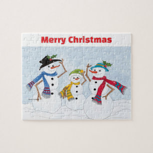 Schneemann-Puzzle