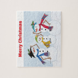 Schneemann-Puzzle
