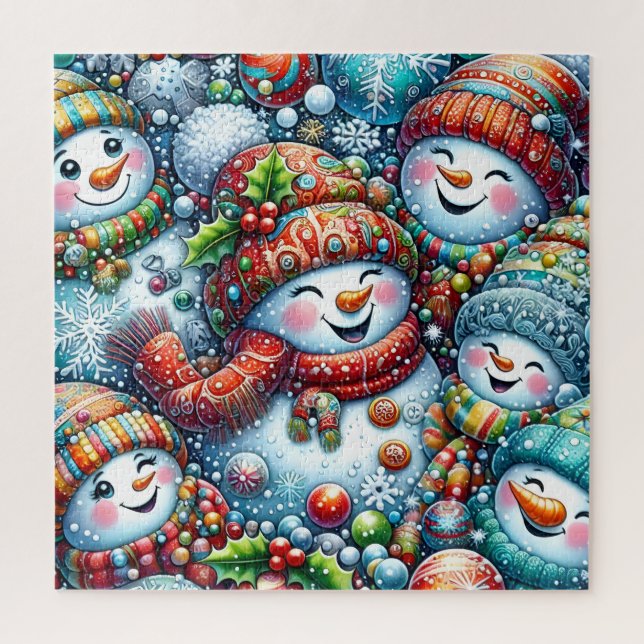 Schneemann-Rätsel (Vertikal)
