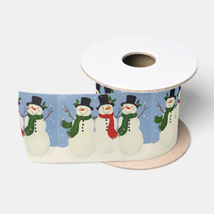 Schneemann Satinband