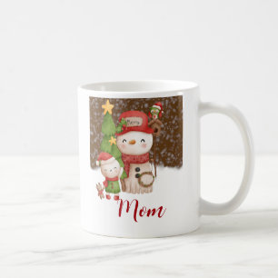Schneemann, Schneeweihnacht Personalisiert Kaffeetasse