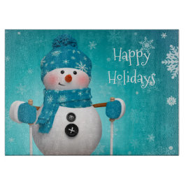 Schneemann Schneidebrett