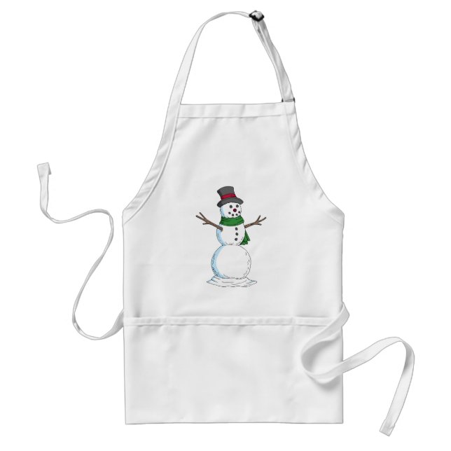 Schneemann Schürze (Vorne)