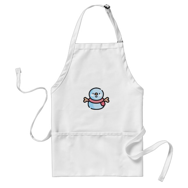 Schneemann Schürze (Vorne)