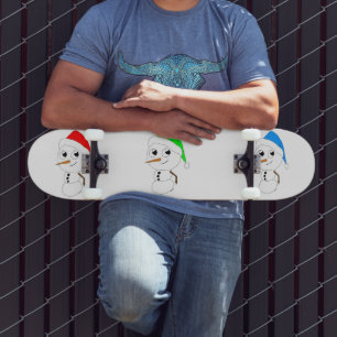 Schneemann Skateboard