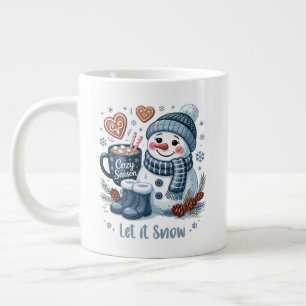 Schneemann-Spezialtasse Jumbo-Tasse
