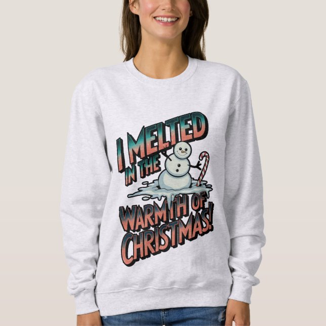 Schneemann Sweatshirt (Vorderseite)