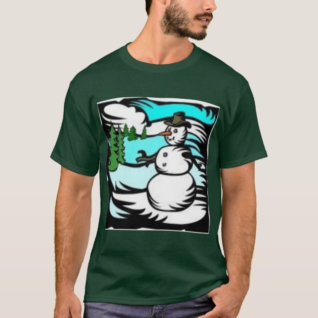 Schneemann T-Shirt (Vorderseite)