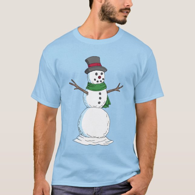 Schneemann T-Shirt (Vorderseite)