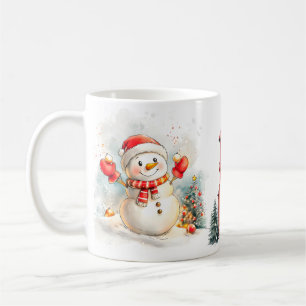 Schneemann-Tasse Kaffeetasse