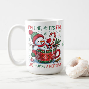 Schneemann-Tasse Kaffeetasse