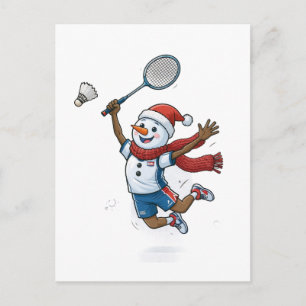 Schneemann Tennisspieler Weihnachten 2026 Feiertag