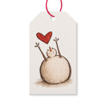Schneemann-Weihnachtsgeschenkanhänger