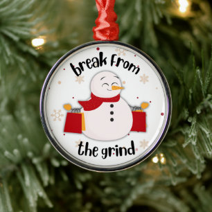 Schneemann-Weihnachtsschmuck zum Einkaufen Ornament Aus Metall