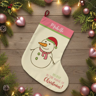 Schneemann-Weihnachtsstrumpf-Zauber Großer Weihnachtsstrumpf
