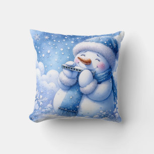 Schneemann-Wurfkissen Kissen