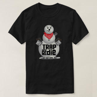 Schneemann - zorniger Schneemann - verschwommener  T-Shirt