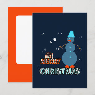 Schneemann zu Weihnachten
