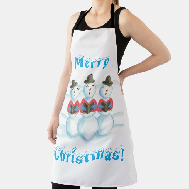 Schneemänner mitbringen, frohe Weihnachten, Schürz Schürze (InSitu)