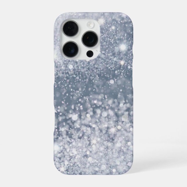 Schneemänner & Schneeflocken iPhone 16 Pro Hülle (Rückseite)