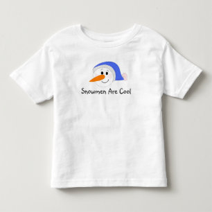 Schneemänner sind cool kleinkind t-shirt