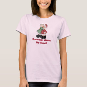 Schneemänner warmen mir T - Shirt und Geschenke im