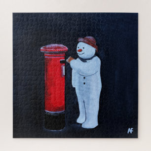 Schneemanns Brief an den Weihnachtsmann Gemälde vo