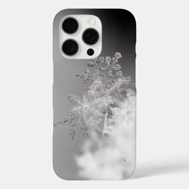 Schneemans & Schneeflocken Nahtloses Muster iPhone 16 Pro Hülle (Rückseite)