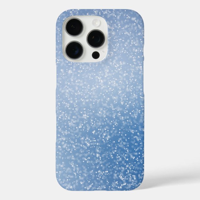 Schneemans & Schneeflocken Nahtloses Muster iPhone 16 Pro Hülle (Rückseite)
