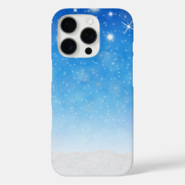 Schneemans & Schneeflocken Nahtloses Muster iPhone 16 Pro Hülle
