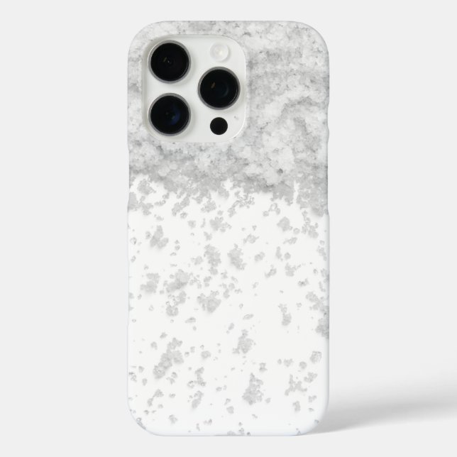 Schneemans & Schneeflocken Nahtloses Muster iPhone 16 Pro Hülle (Rückseite)