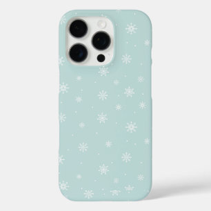 Schneemans & Schneeflocken Nahtloses Muster iPhone 16 Pro Hülle