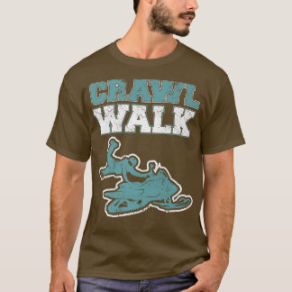 Schneemaschine Schneemobil Knurren Walk T-Shirt
