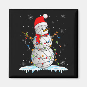 Schneemies Santa Lichter Weihnachten Schneemann Vo Magnet
