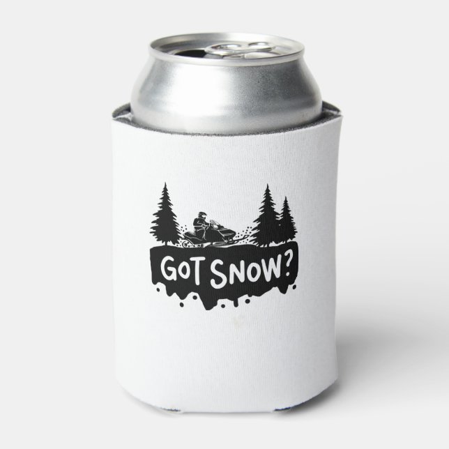Schneemobil - Got Schnee Dosenkühler (Kanne Vorderseite)