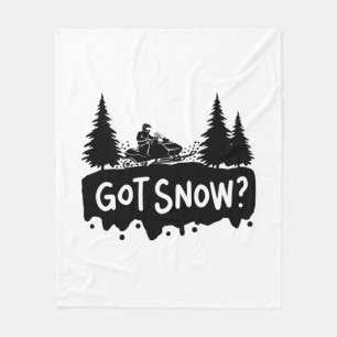 Schneemobil - Got Schnee Fleecedecke