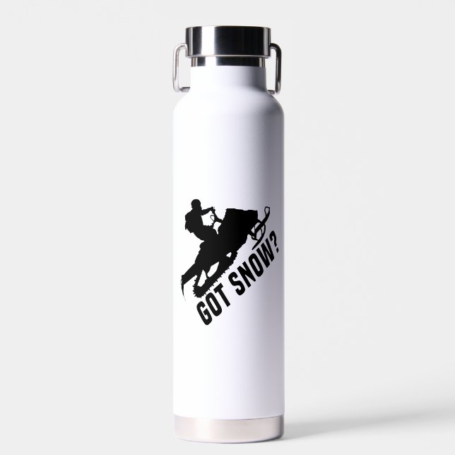 Schneemobil - Got Schneemobil-Geschenke Trinkflasche (Vorne)