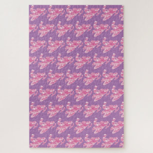 Schneemobil in Camouflage Pink