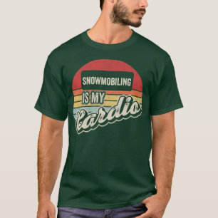 Schneemobil ist mein Vintages Cardio Retro-Schneem T-Shirt